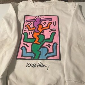 H&M crewneck Keith Haring